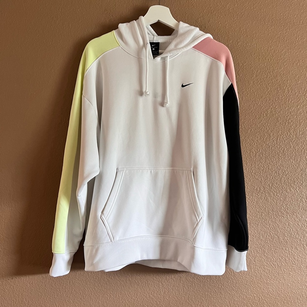 Nike Dri Fit Colorblocked Hoodie Size Large